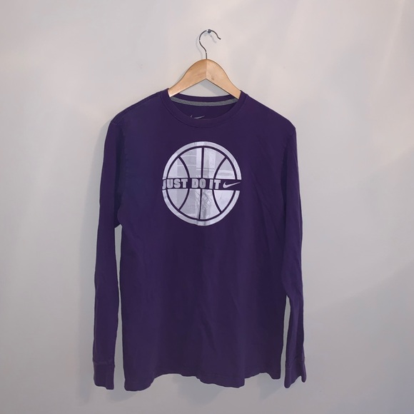 Nike Other - Nike Just Do It Purple long sleeve shirt size M
